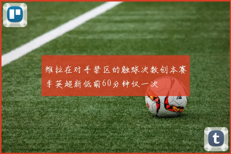 维拉在对手禁区的触球次数创本赛季英超新低前60分钟仅一次